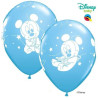 5 balões latex qualatex Mickey  Baby