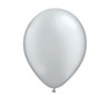 5 balões latex balloonia 11” prata