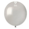 5 balões latex Gemar 19” silver