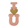 Special Delivery Rose Gold I heart you 165cm