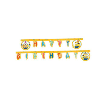 Banner Happy Birthday Minions 2