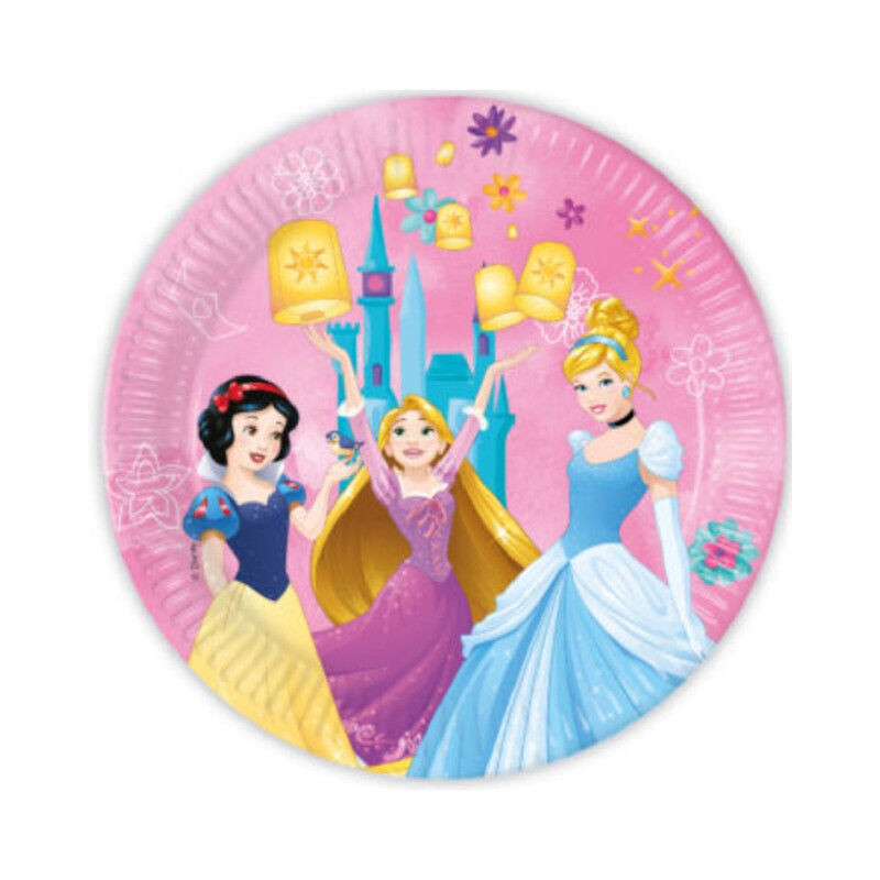 8 pratos 23 cm Princesas Live - next generation