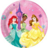 8 pratos 20 cm Princesas Live next generation