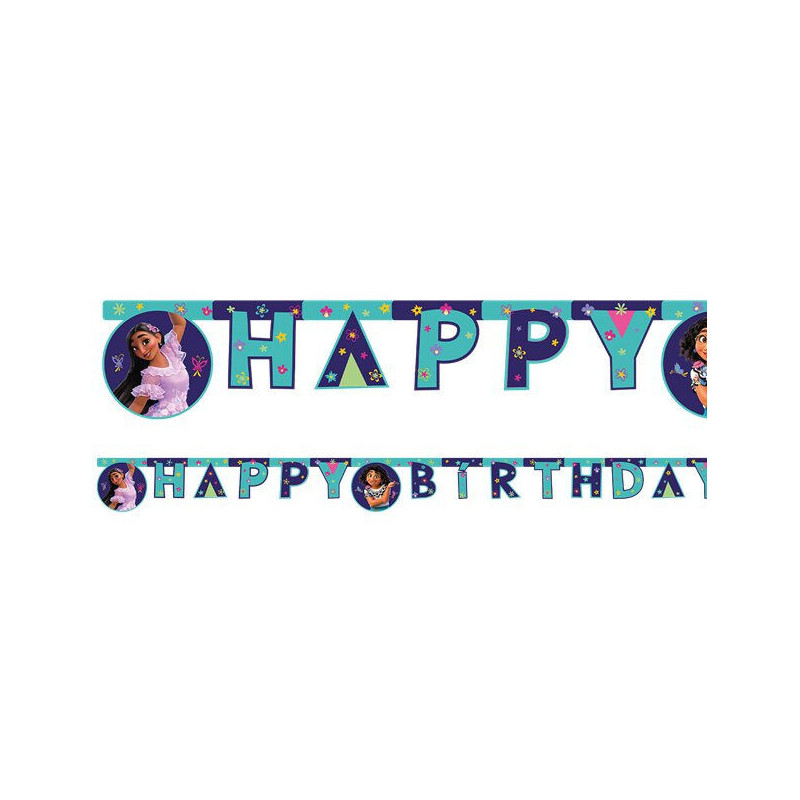 Banner Happy Birthday Encanto