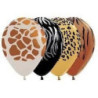 Saco de 12 balões 12” animal print