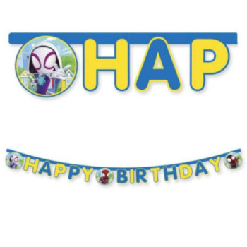 Banner Happy Birthday Spidey 2m