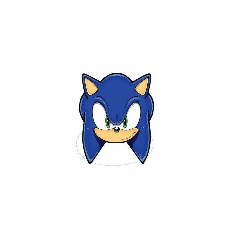 6 máscaras Sonic
