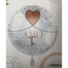 Balão foil Amo-te 43cm