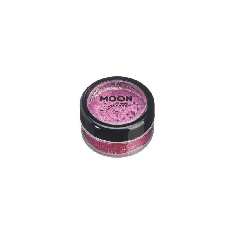 Boião Glitter em pó Holografico rosa