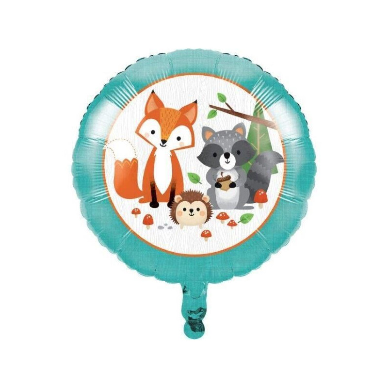 Balão Foil 18” Animais do Bosque