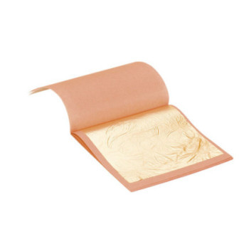 Folha de papel ouro 80x80mm