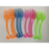 10 garfos cores neon