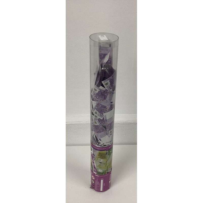 Tubo de Confettis notas 40cm