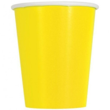14 copos 267cl EU amarelo Neon