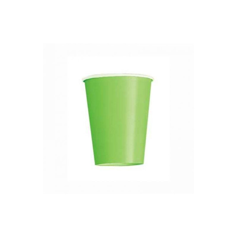 14 copos 267ml EU verde lima