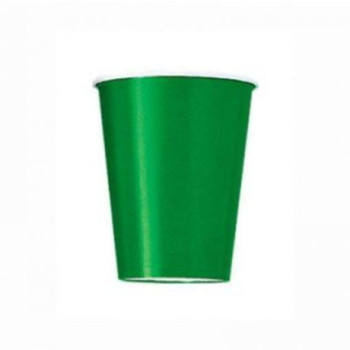 14 copos 267 ml EU verde escuro
