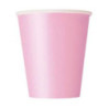 14 copos 267ml EU rosa claro
