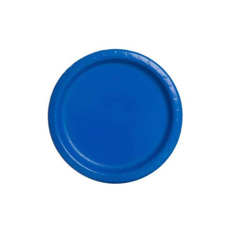 20 pratos 18 cm EU azul médio