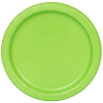 20 pratos 18 cm EU verde lima