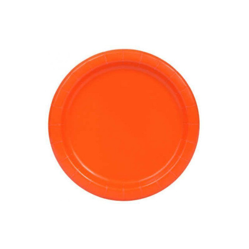 20 pratos 18 cm EU laranja
