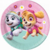 8 pratos 23 cm EU Paw Patrol Skye & Evarest