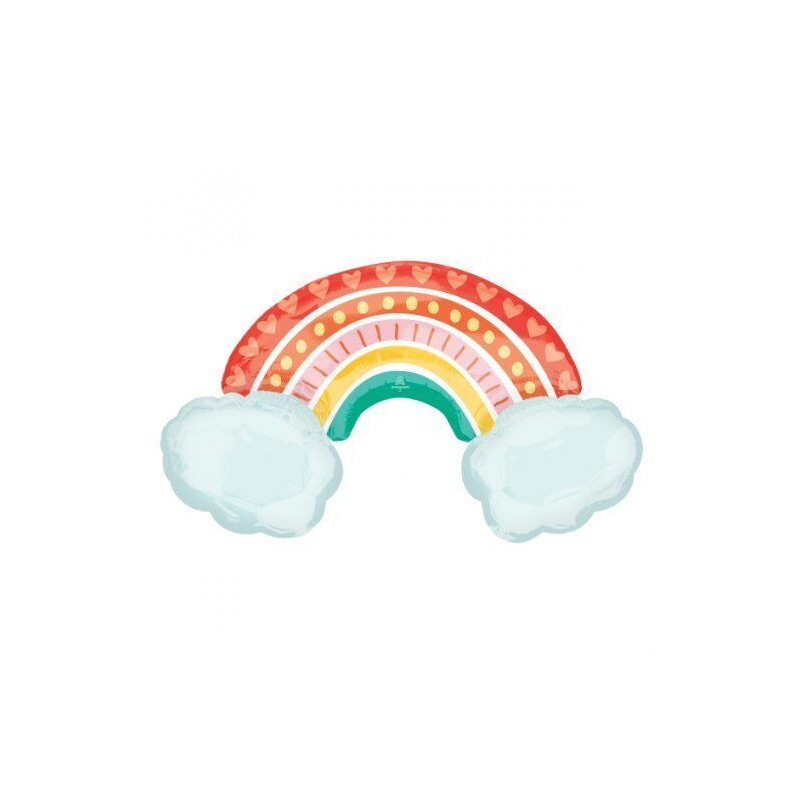 Balão Foil supershape arco iris P 35