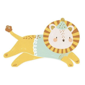 20 guardanapos 16x10 cm leão