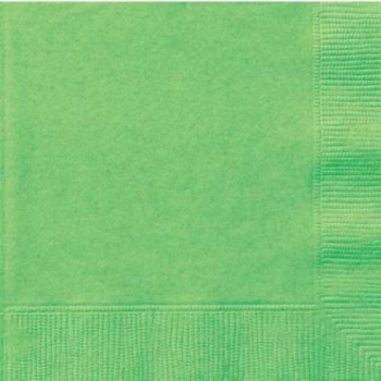 20 guardanapos 33x33cm verde lima