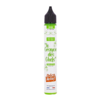 Caneta gel de chocolate verde folha 40ml