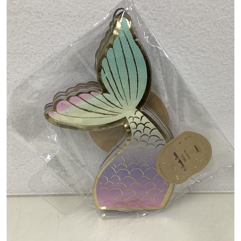 16 guardanapos rabo de sereia