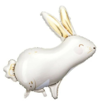 Balão Foil coelho 71,5x27,5cm