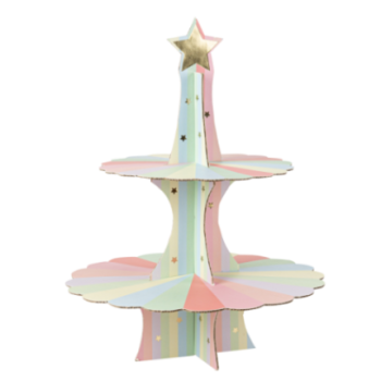 Cupcake stand 2 andares pastel