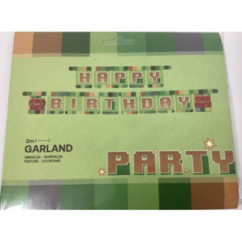 Banner happy birthday TNT party