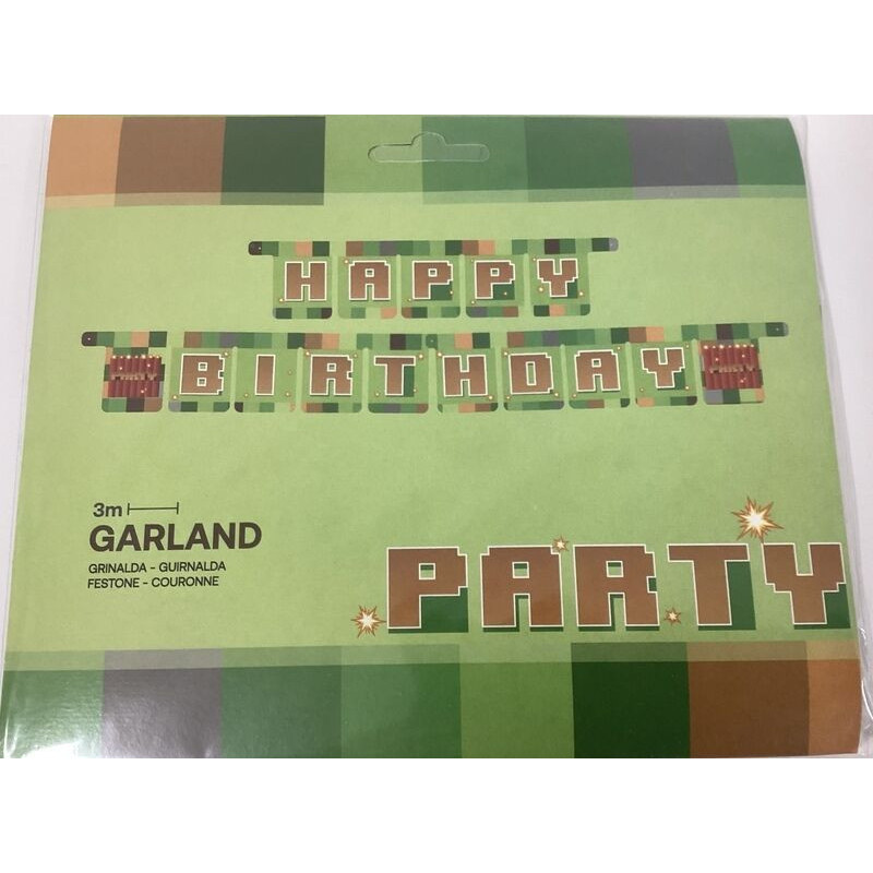 Banner happy birthday TNT party