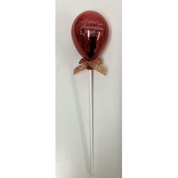 Topo de bolo balão 19 cm