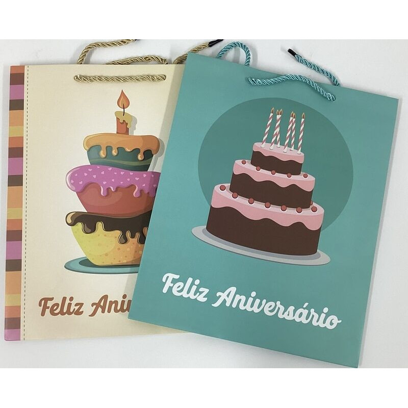Saco para presente 32x26x12,50cm
