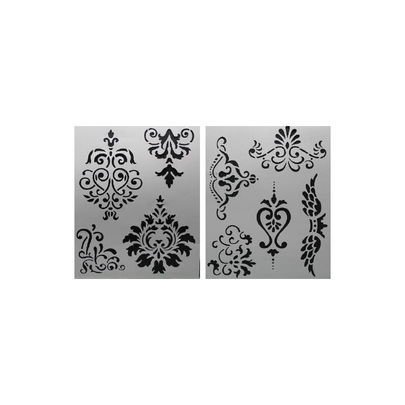 Pack 2 stencil