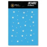 Stencil estrelas 15x20cm