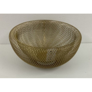Fruteiro metal dourado