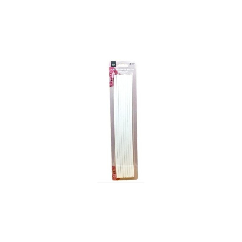Pack 8 pilares 30x0,6cm azucren
