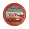 8 pratos 23cm Cars 3