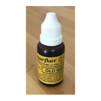 Corante líquido sugarflair old gold 14 ml