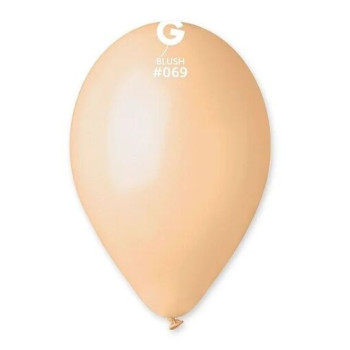 5 balões latex gemar blush 19 polegadas