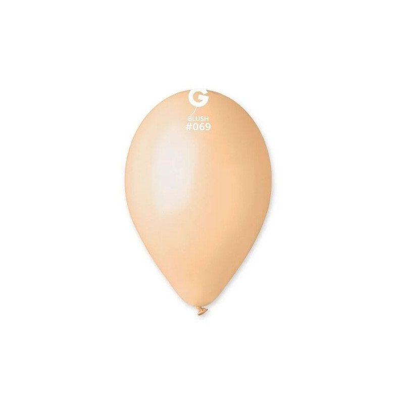 5 balões latex gemar blush 19 polegadas