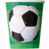 8 copos 270ml Futebol
