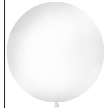 Balão latex 1m branco
