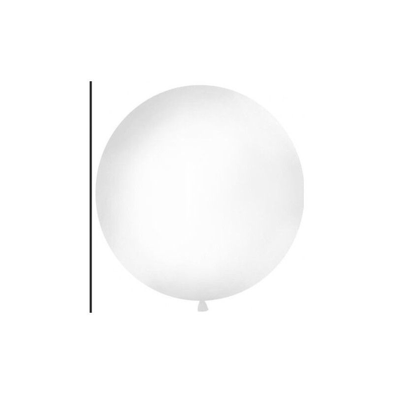 Balão latex 1m branco