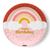 8 pratos 23 cm happy Birthday
