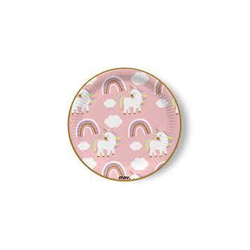 8 pratos 23cm Magical day