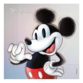 20 guardanapos 33x33cm Disney 100 - Mickey